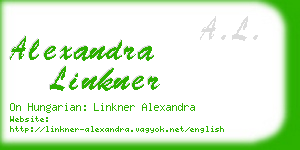 alexandra linkner business card